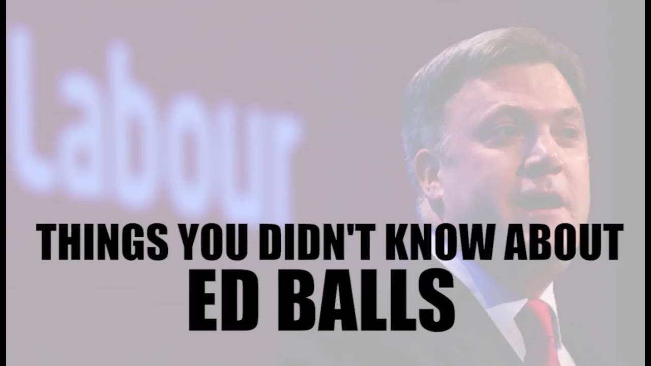 10 things you didn't know about Ed Balls