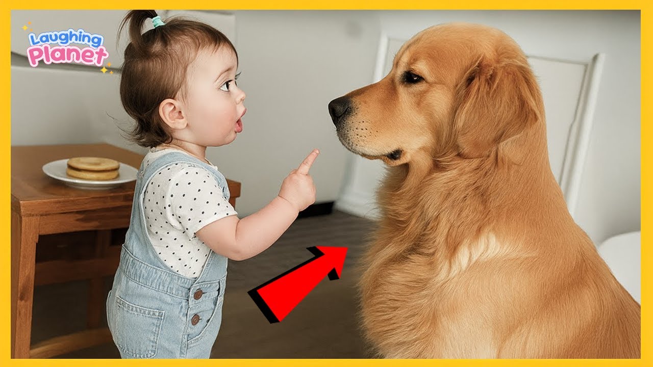 🐶👶Когда ваш малыш и собака ведут целый секретный разговор