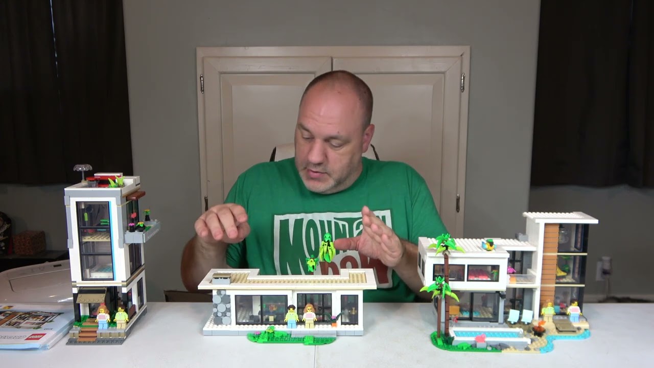 Lego 31153 Modern House 3-in-1 All 3 Versions