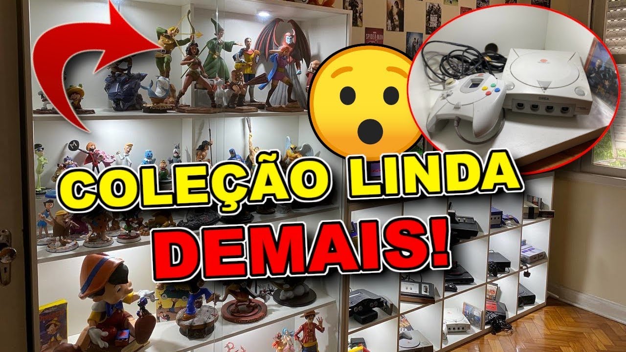 COLEÇÃO DE VIDEOGAMES ACTION FIGURES, BRINQUEDOS, DC, MARVEL, NARUTO E RELÍQUIAS ⭐️