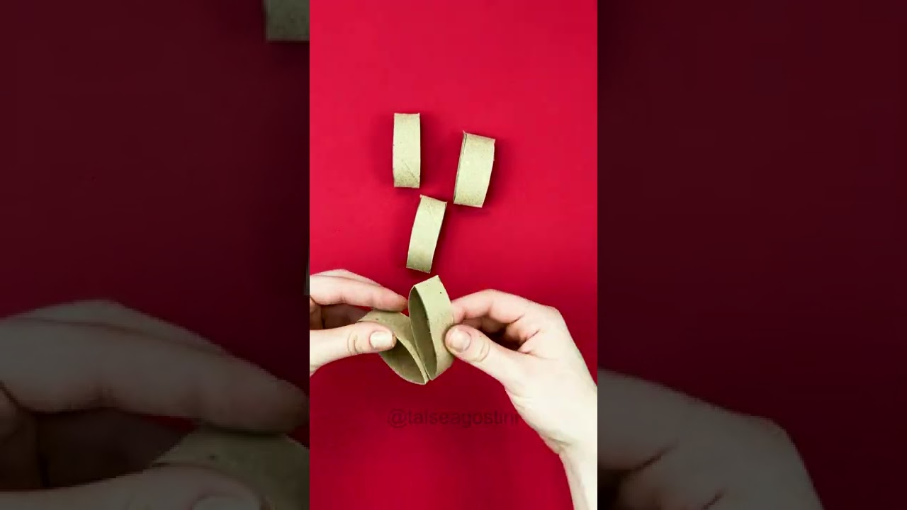 SUPER IDEIA COM ROLOS DE PAPEL - ESPECIAL ENFEITES DE NATAL 3