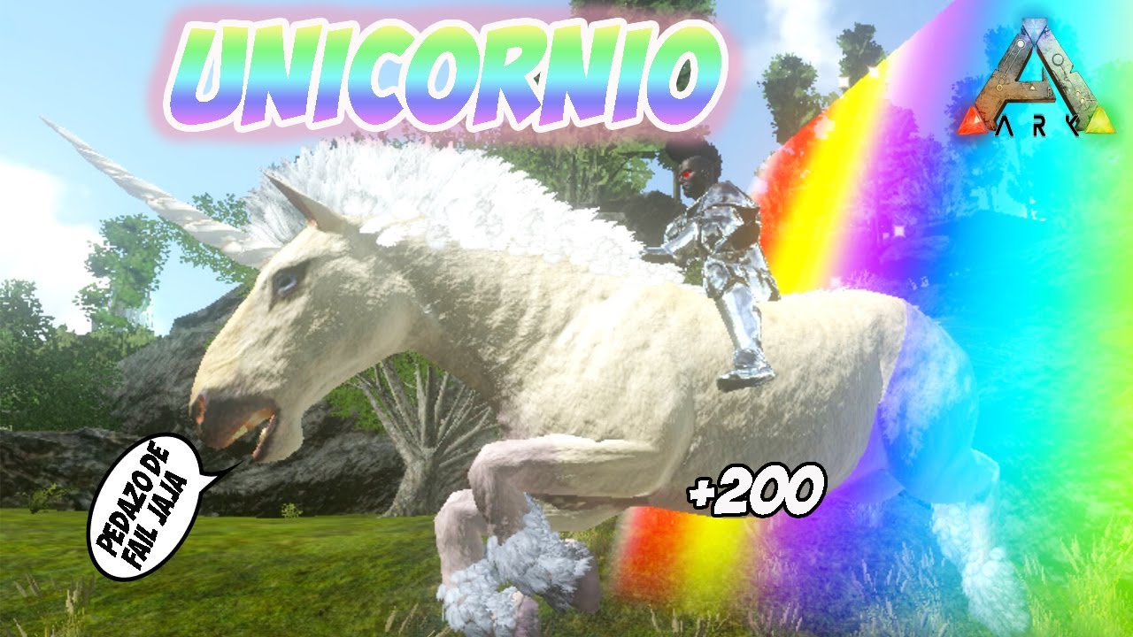UNICORNIO, tameo con fail incluido xD, Ark mobile