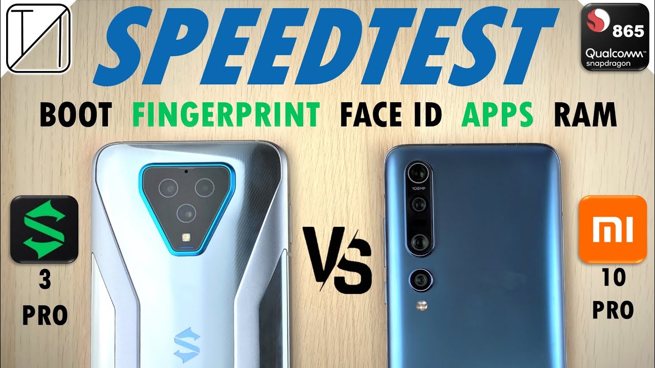 Black Shark 3 Pro vs Xiaomi Mi 10 Pro Speed Test