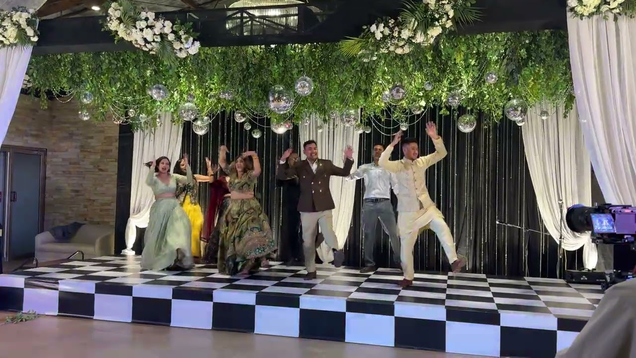 Groom's Friends surprise dance | Kriti and Suyogya's Sangeet 