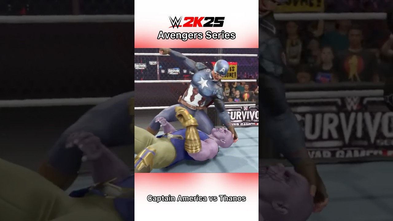 captain america vs thanos | Avengers series | WWE 2K25 | gaming joy tamil  