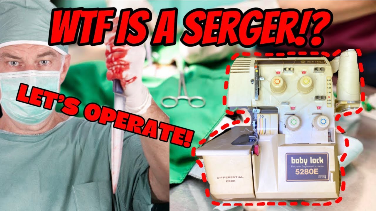 WTF Is A Serger?! Vintage Babylock Overlocker Operation and Refurbish