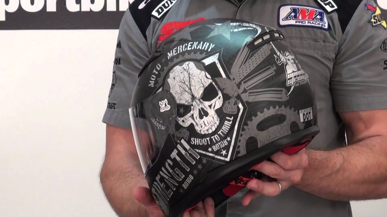 Speed and Strength SS1100 Moto Mercenary Helmet Review from SportbikeTrackGear.com