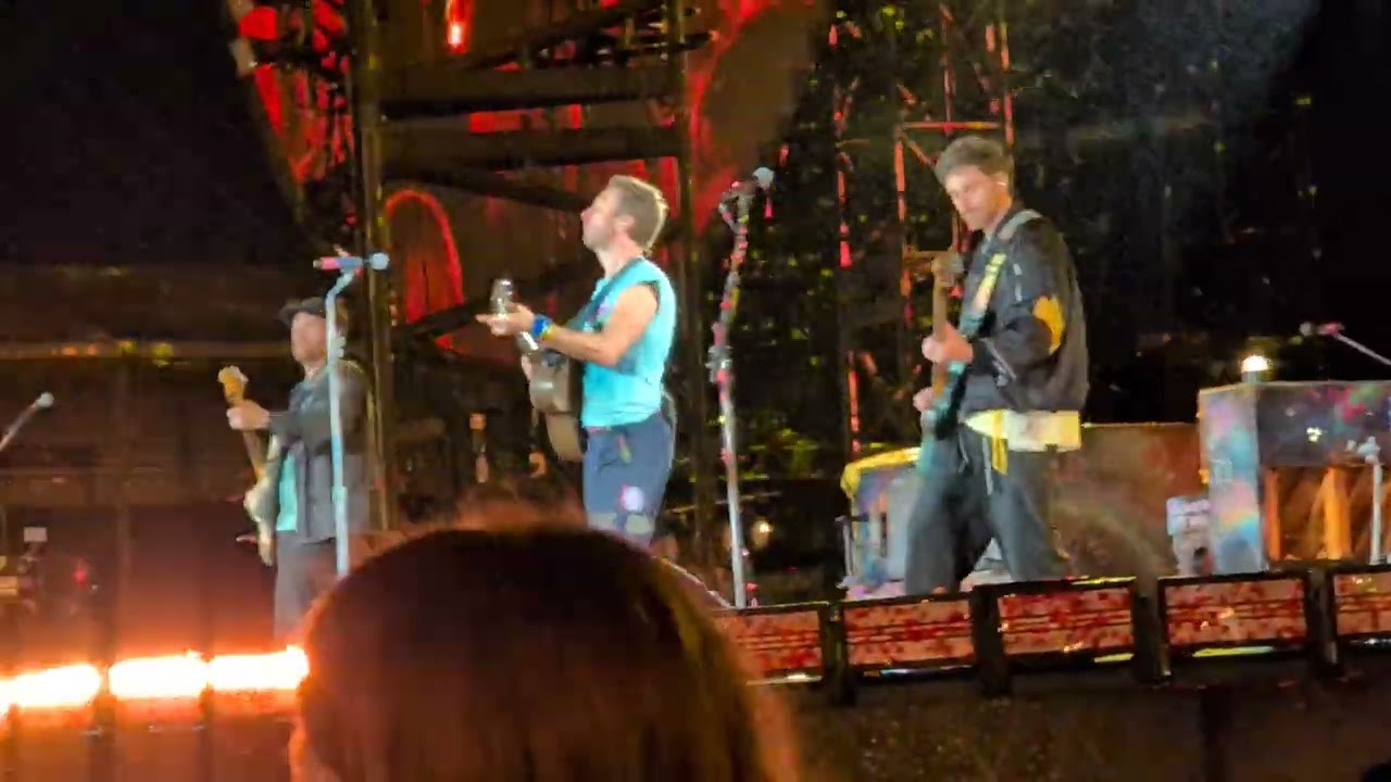 Coldplay Yellow Live at Craven Park Hull 19th August 2025