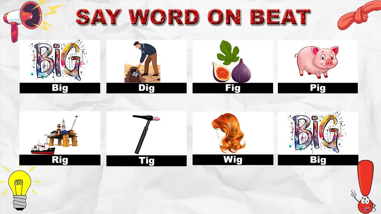 Music Reaction : Say the Word on Beat | 3 Word rhythm challenge