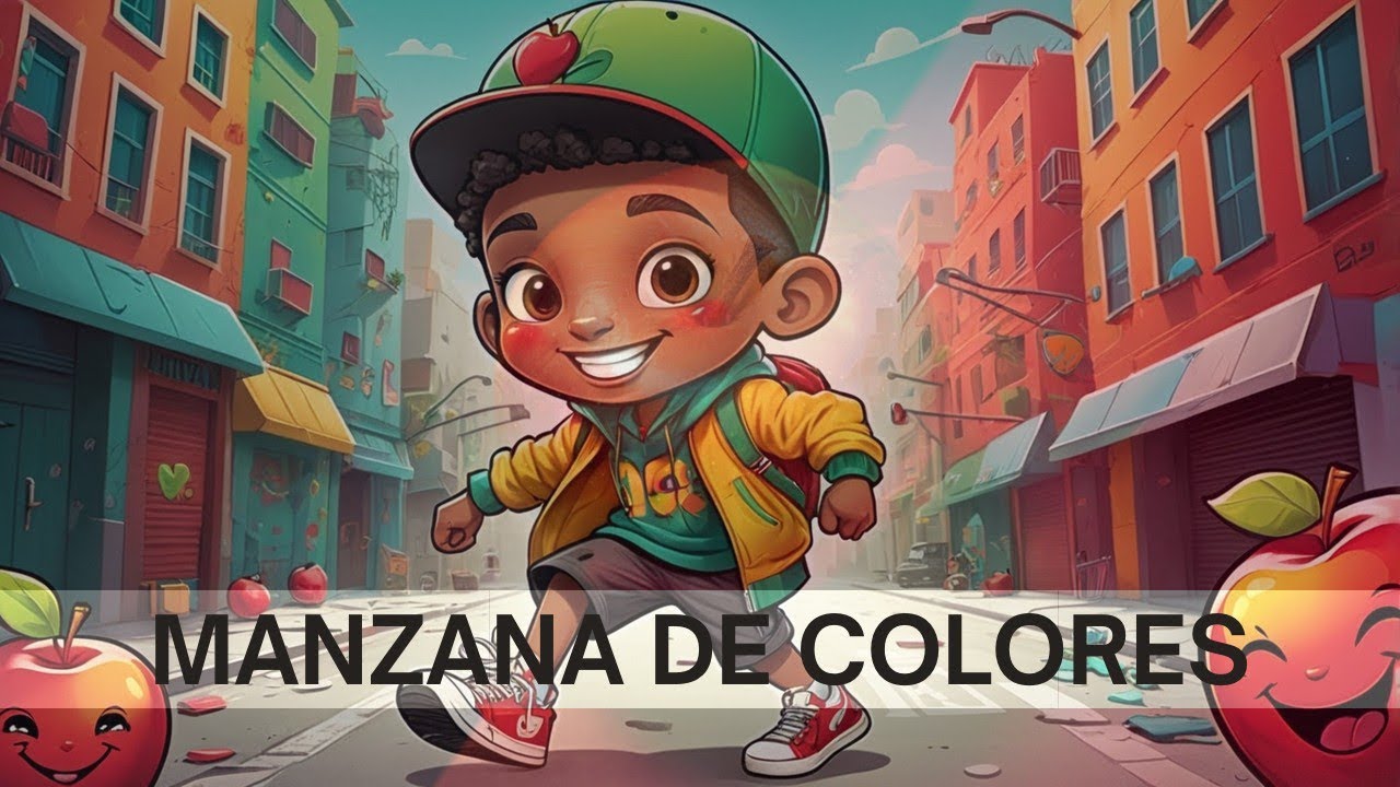 MANZANA DE COLORES 🍎🎨 | Liric One Urban Kids | Música Infantil Positiva