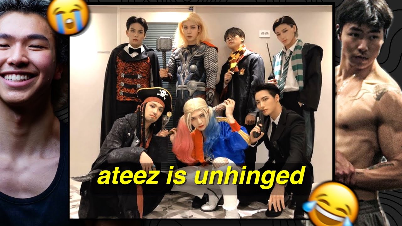 Athlete React to Ateez 2024 Funny Moments to end off the year