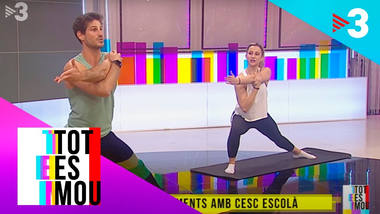Sessió d'estiraments amb Cesc Escolà i Míriam Riau! - Tot es mou