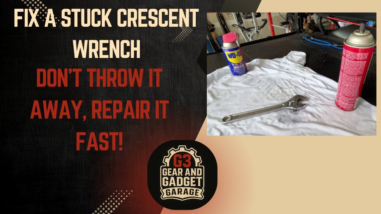 How to Fix a Stuck Crescent Wrench | Quick & Easy Repair Tip