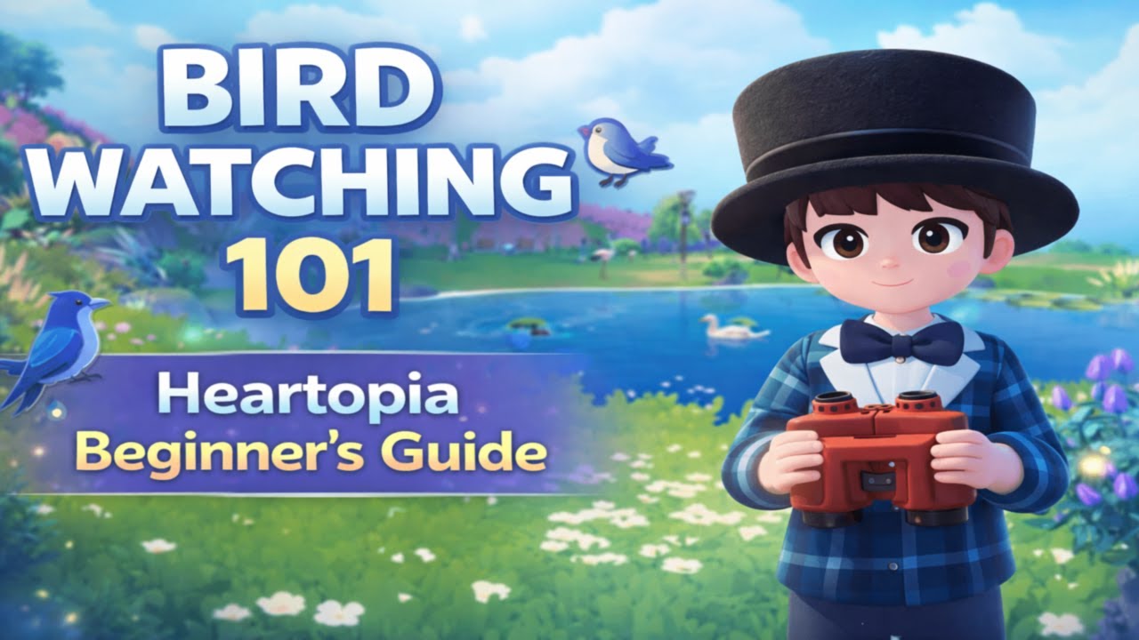 How to Bird Watch in Heartopia 🐦 | Beginner&rsquo;s Guide