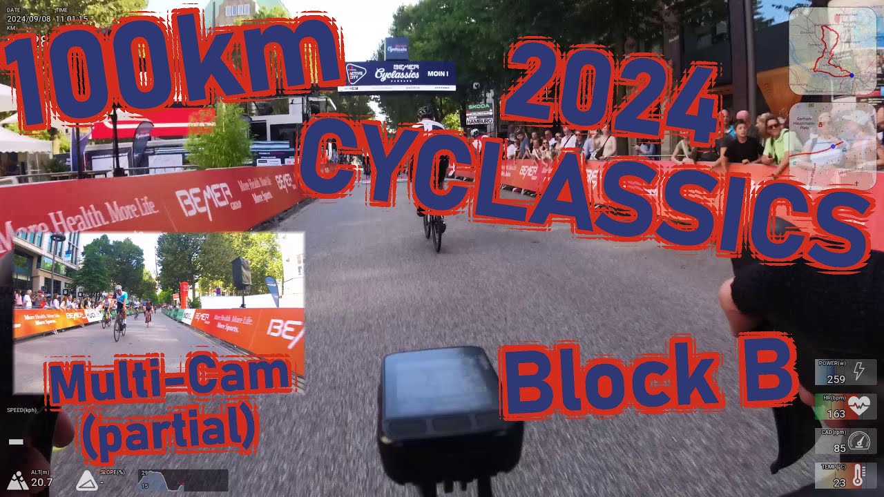 Bemer Cyclassics 2024 / 100km / Startblock B / Full Race / 2.7k60p / Multi Cam