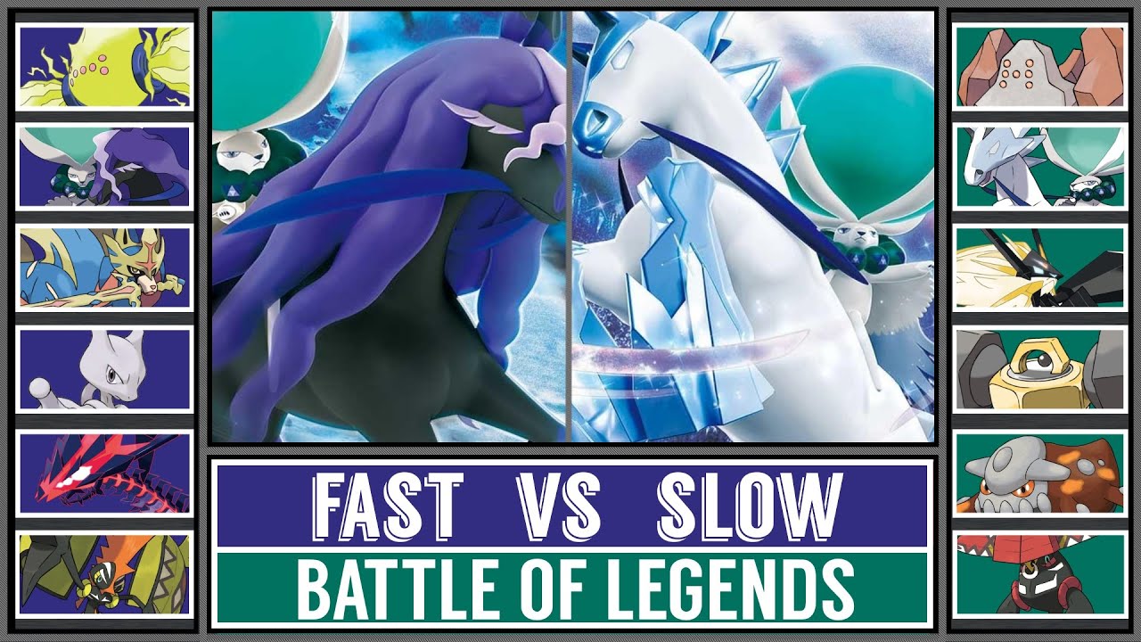 FAST LEGENDARY POKÉMON vs SLOW LEGENDARY POKÈMON