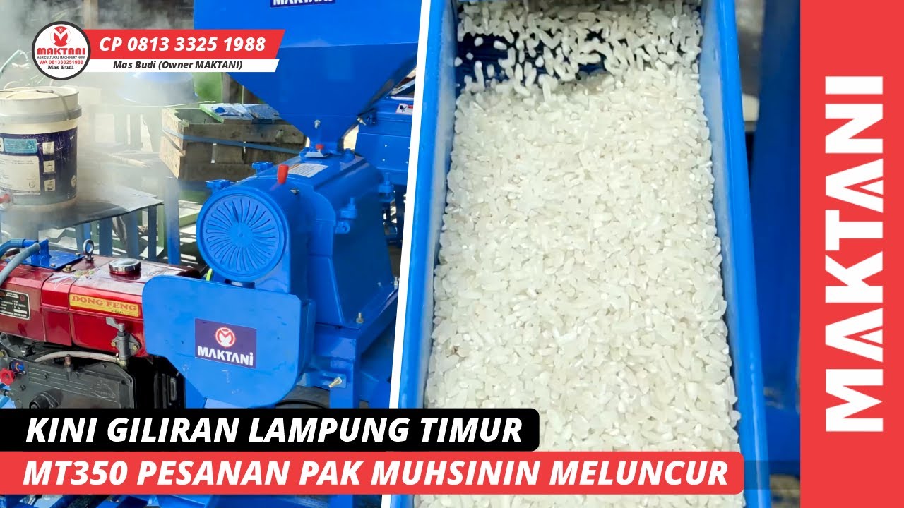 Kini Giliran Lampung Timur!!! Pesanan Pak Muhsinin MT350Solar Meluncur!!!