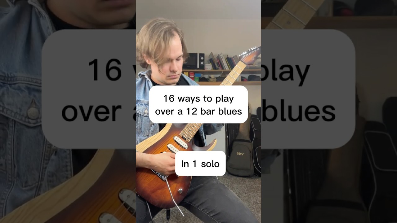 16 ways to play over a 12 bar blues in 1 solo
