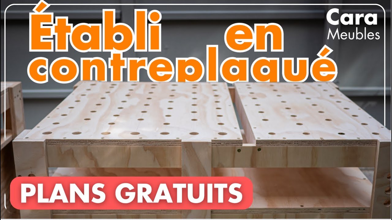 Fabriquer un &Eacute;TABLI pratique et compact avec des outils simples. DIY. Cara Meubles.