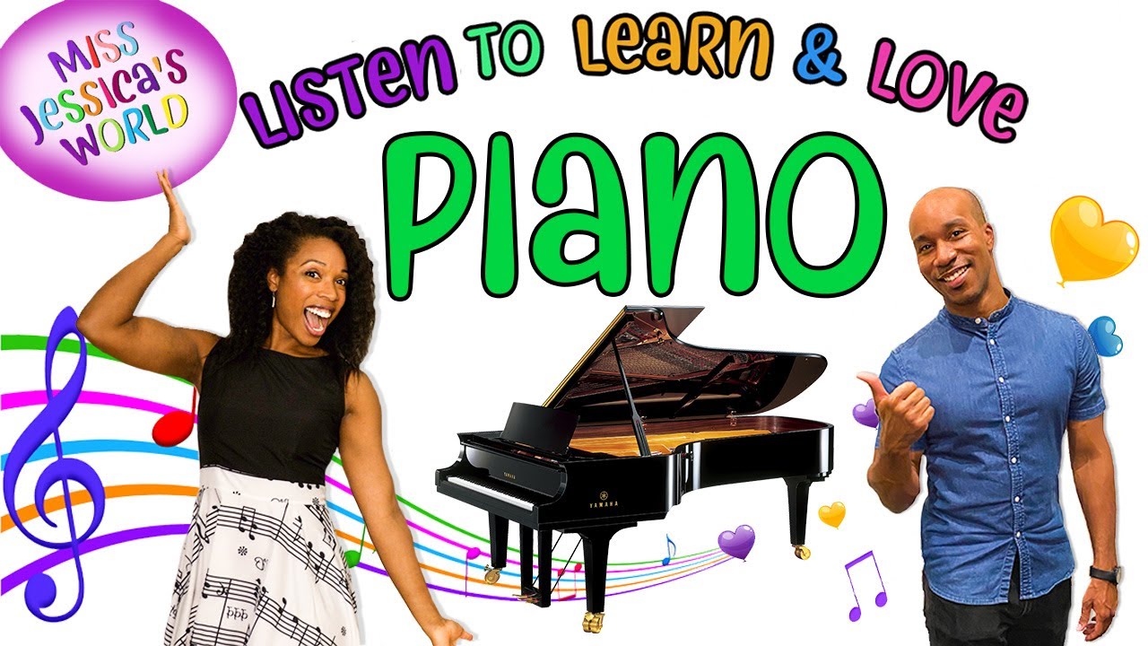 Learn about the piano in Miss Jessica's World - Piano Knowledge for Kids - 
