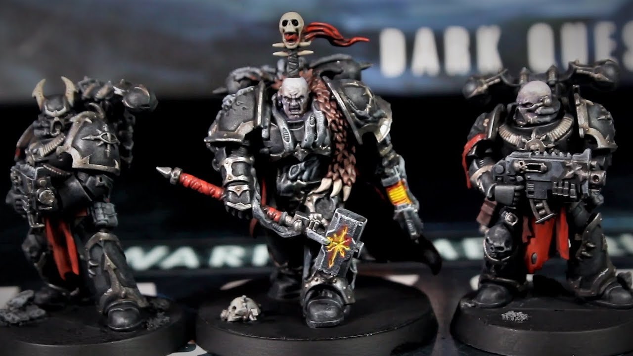 Speed painting Blackstone Fortress: Obsidius Mallex and the Chaos Space Marines