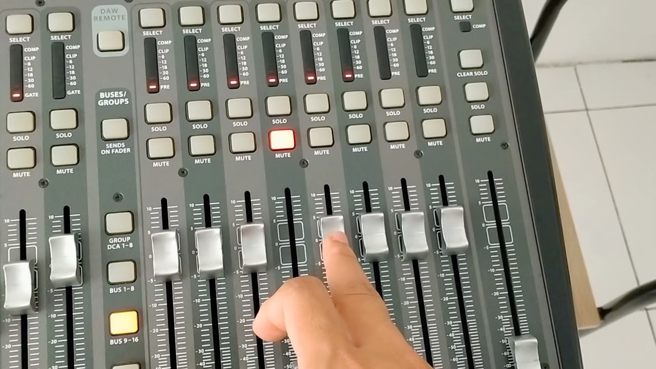 cara seting output/ monitor. Pre fader, post eq, post fader dan subgroup pada X32. 