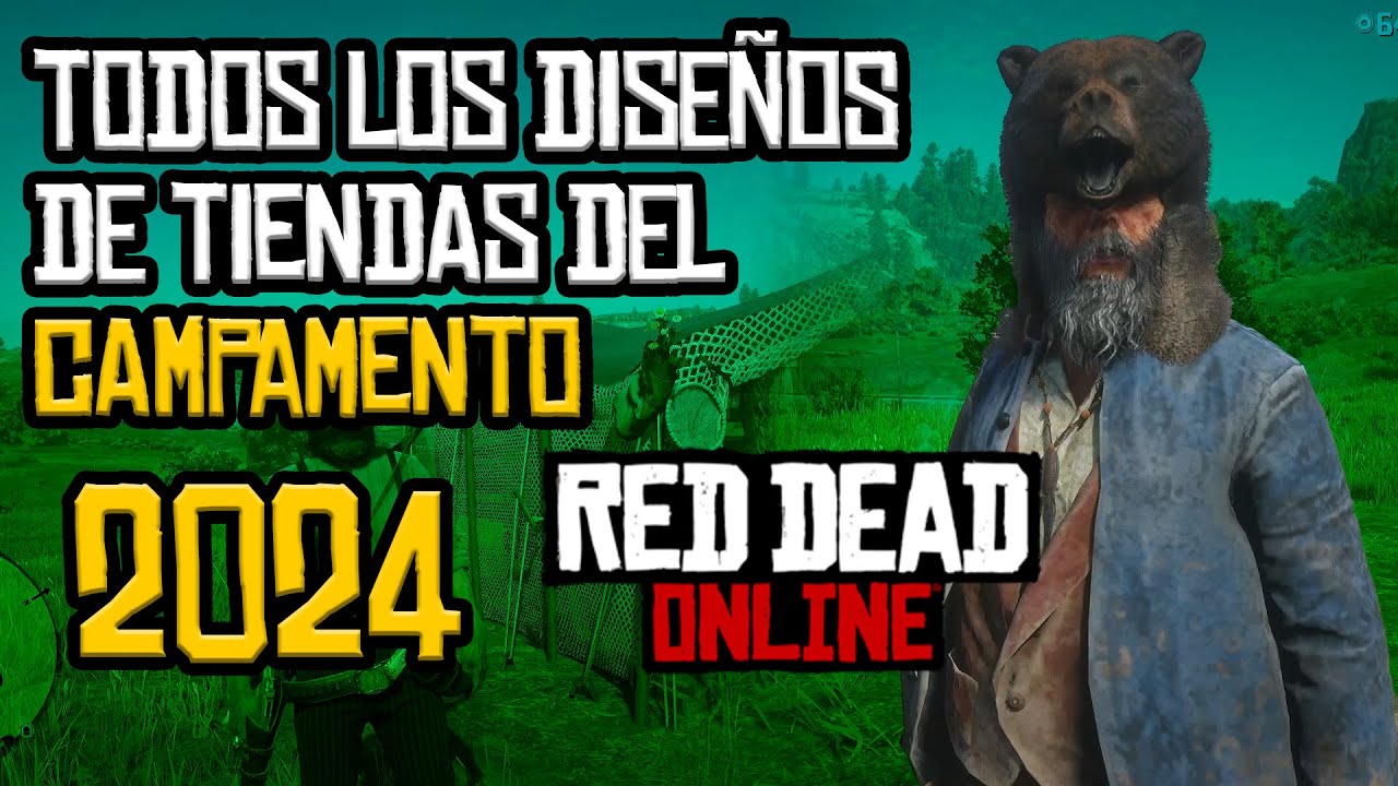 Diseños de todas las TIENDAS del CAMPAMENTO en Red Dead Online