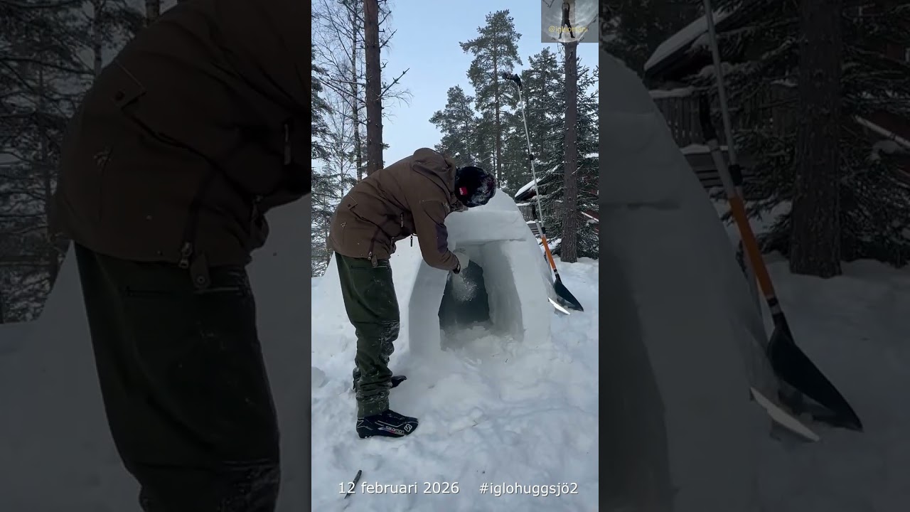 #igloohuggsjö2 När ingången blir klar