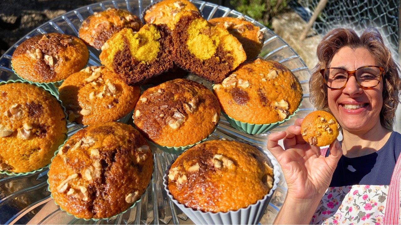 Miminhos Mármore para o Dia do Pai 🧁 Queques fofos no Liquidificador Super Fáceis de Fazer!