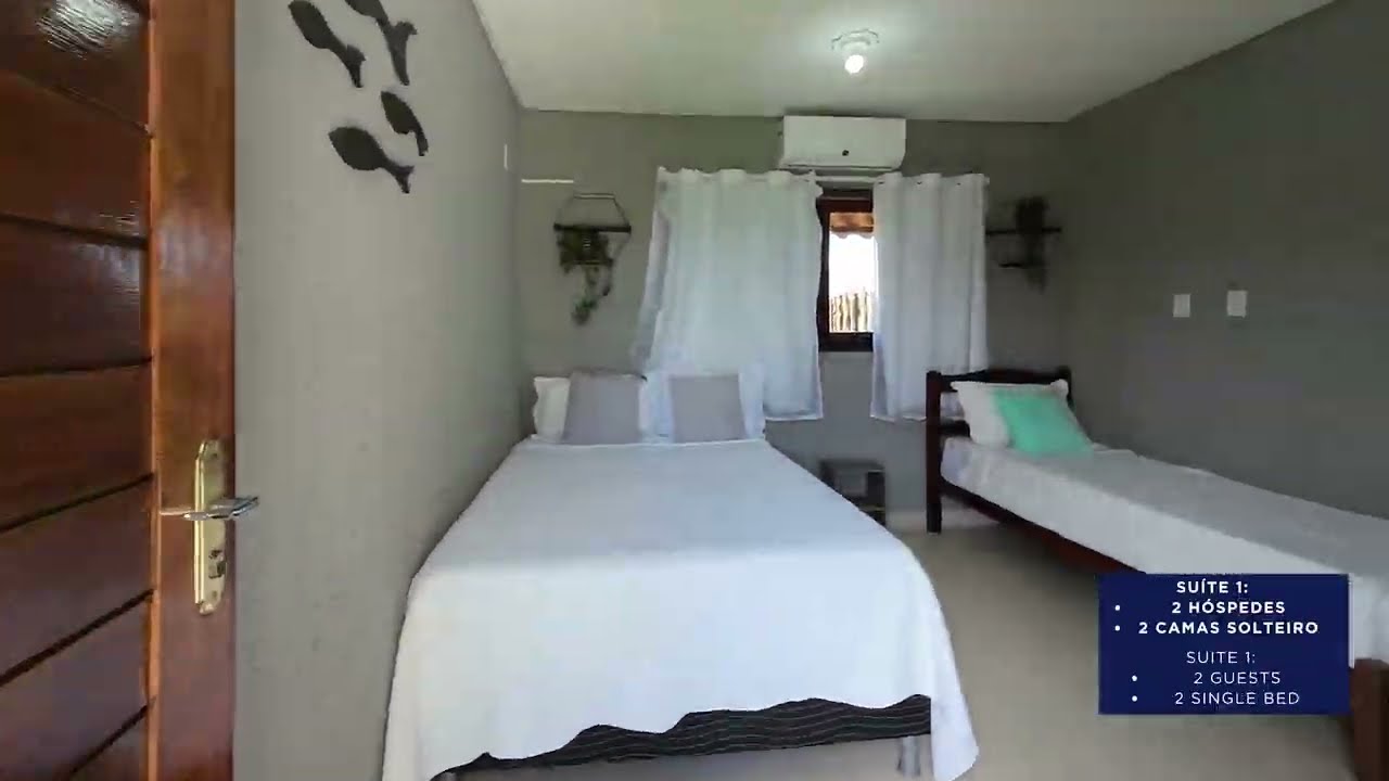 3 Su&iacute;tes de Luxo em Condom&iacute;nio na Praia do Patacho, Rota dos Milagres