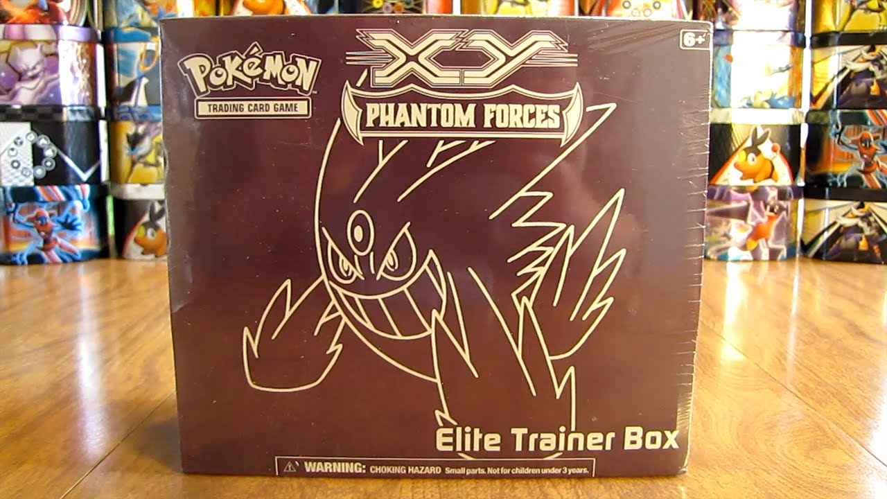 Mega Gengar Phantom Forces Elite Trainer Box Opening