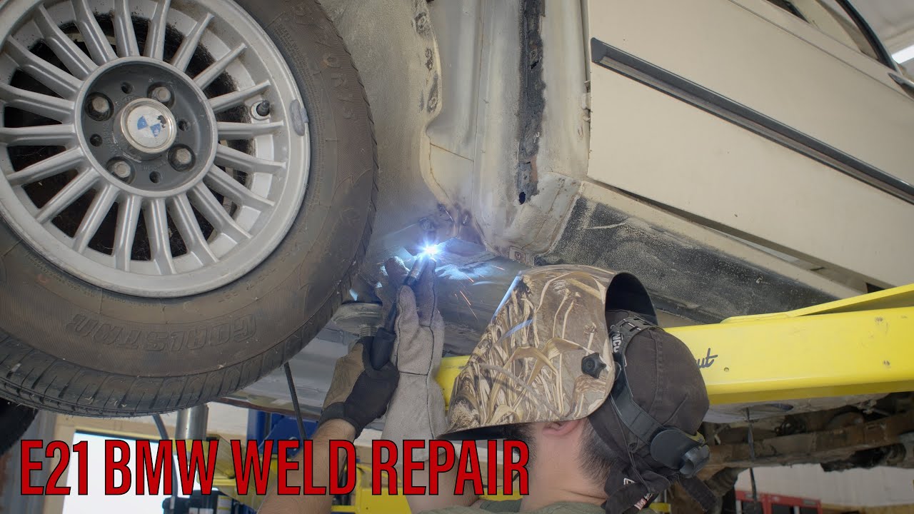 BMW E21 Front Jacking Point Repair Weld | How To DIY Fix Rusty Jacking Points On Cars