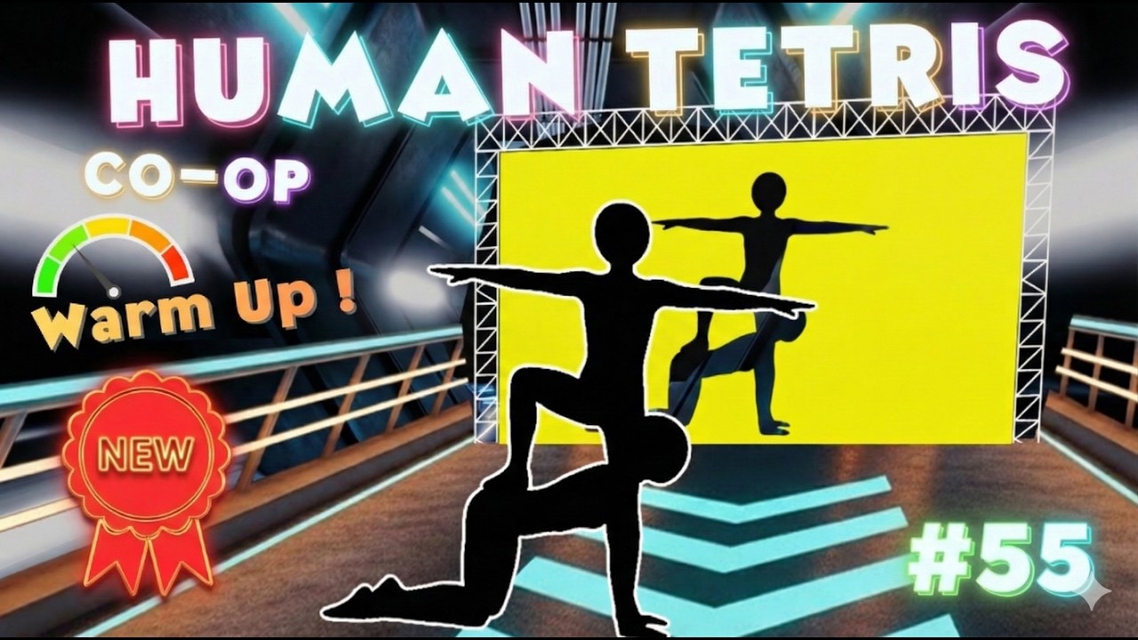 HUMAN TETRIS | Immersive Interactive Warm Up | Couple's Reflex Test Gone VIRA | Full Version