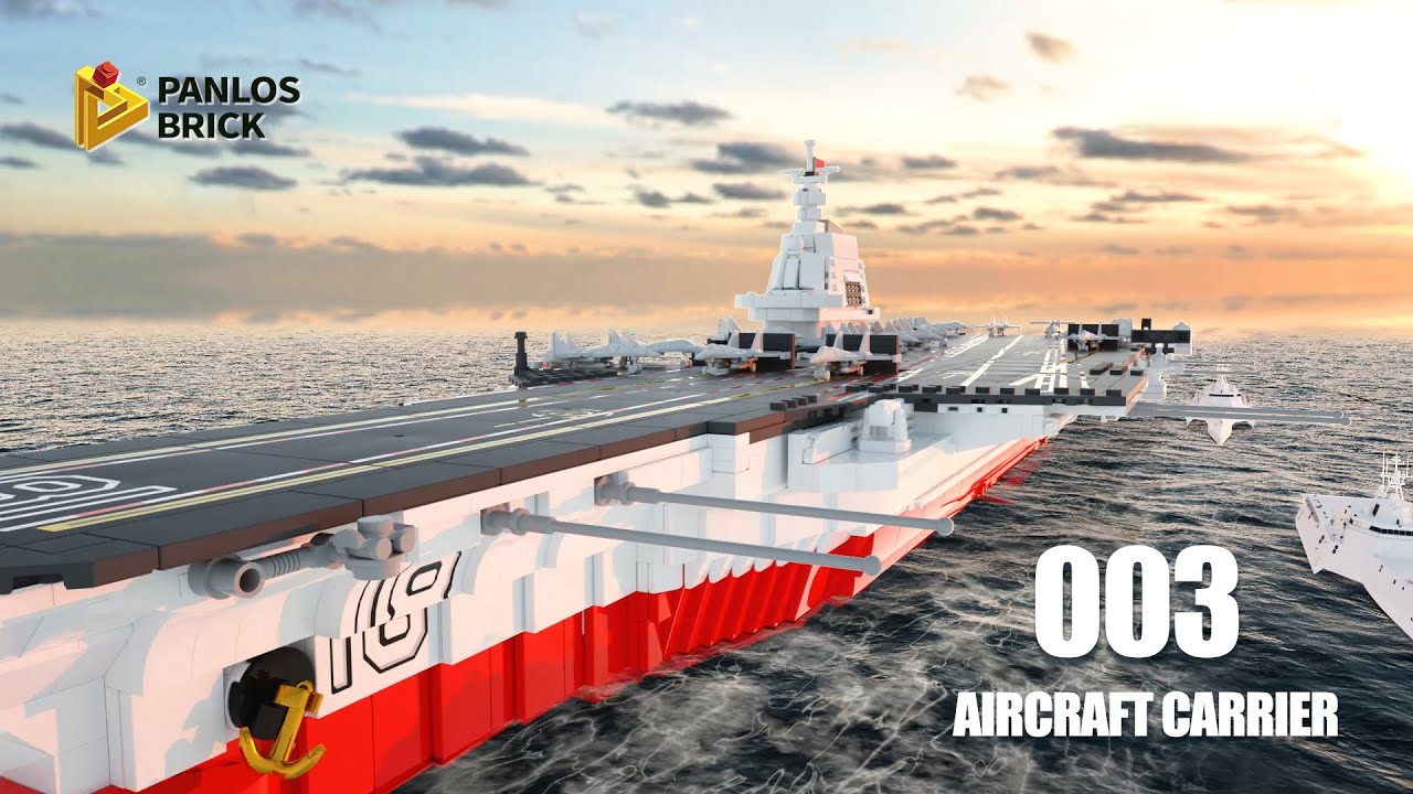 LEGO MOC Military Bricks -PANLOS  688014 003 Aircraft Carrier Review