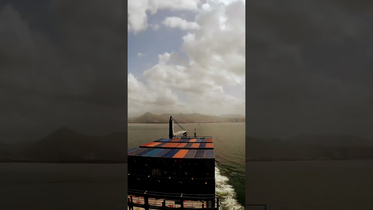 Arrival to Port of Spain, T&T #ship #vessel #container #maritime #cmacgm