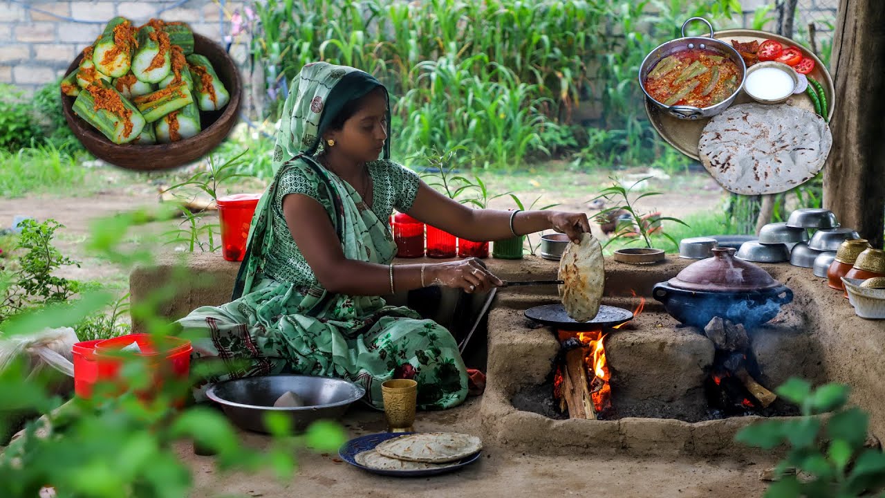 Traditinonal Cooking In Village  | Dinner Food | Ridge Gourd Rcipe | Village Routine Life