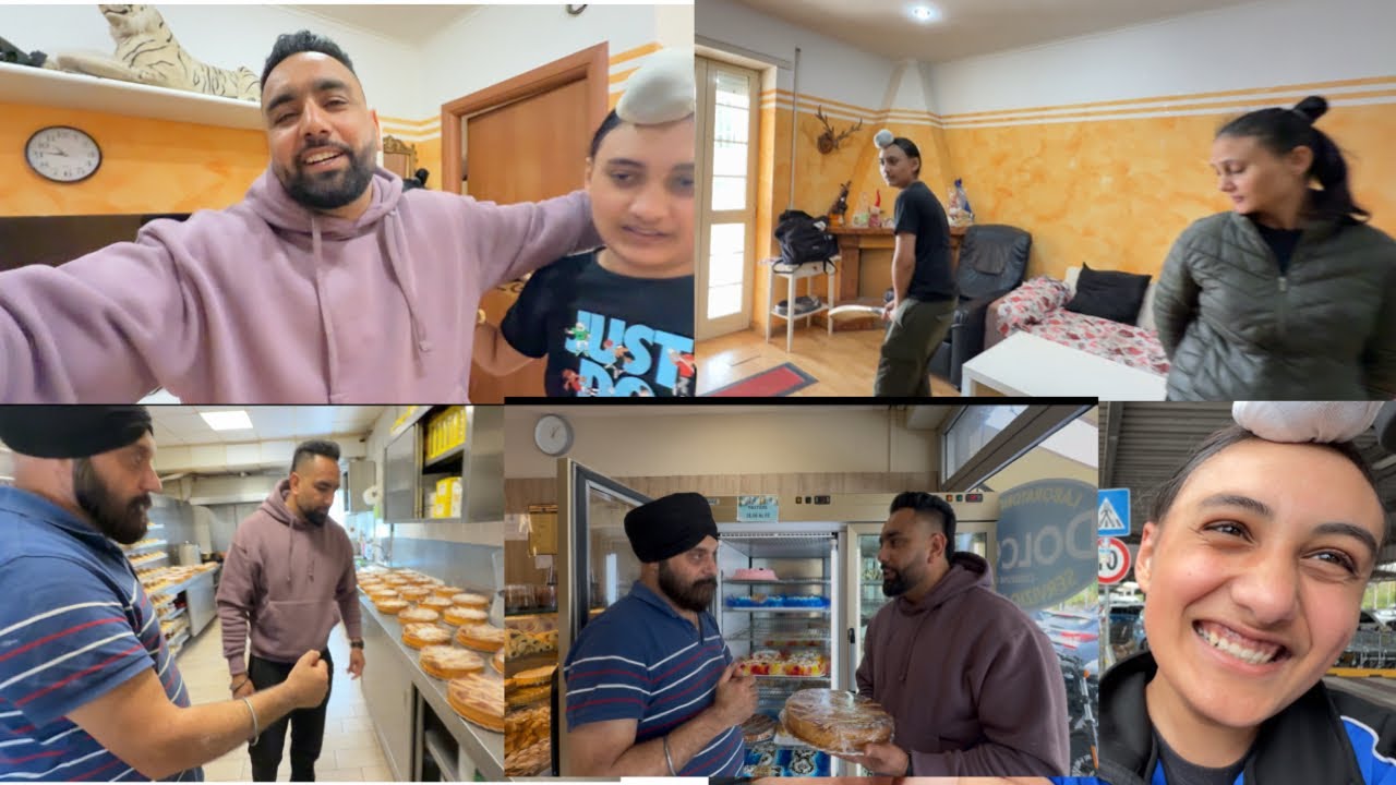 ਇਟਲੀ ਦੇ ਤਿਉਹਾਰਾਂ ਤੇ ਬਣਾਏ ਜਾ ਰਹੇ ਨੇ SPECIAL CAKE😍ITALY PUNJABI VLOG🇮🇹DAILY VLOG