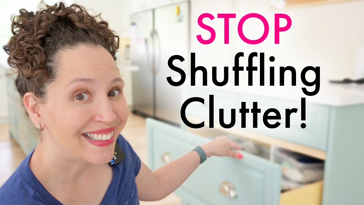 5 Easy Rules to STOP Shuffling Clutter