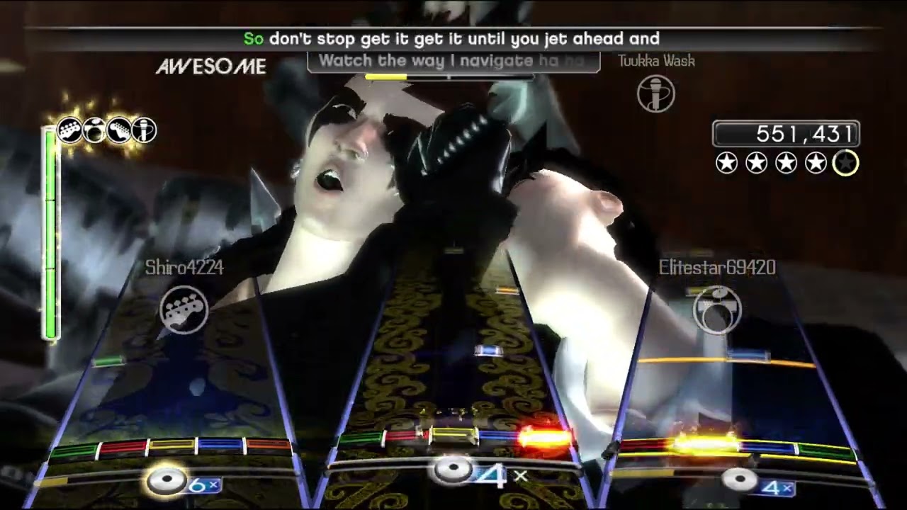 Feel Good Inc. - Gorillaz ft. De La Soul || Rock Band 2 Deluxe Expert Full Band 5GS Playthrough