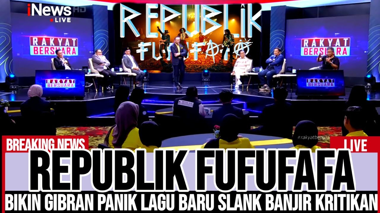 GIBRAN KETAR-KETIR !! LAGU SLANK REPUBLIK FUFUFAFA BANJIR KRITIKAN