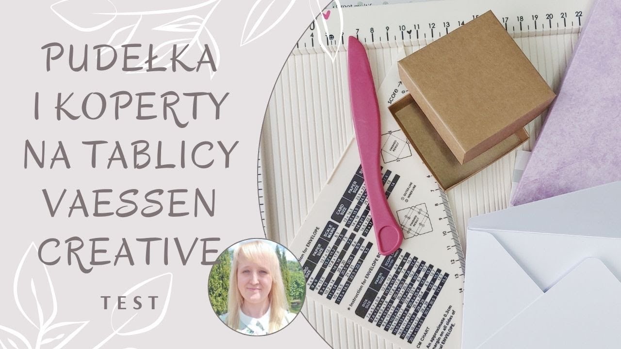 Rozkminiam tablicę do bigowania Vaessen Creative - pudełka i koperty