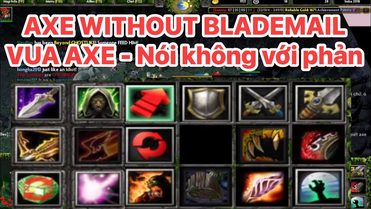 Vua Axe - N&oacute;i kh&ocirc;ng với Phản damage | AoMaCanada | Dota Imba Live #dotaimba #aomacanada #dota1 