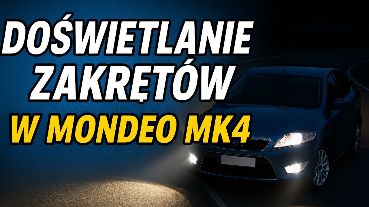 Doświetlanie zakręt&oacute;w w Mondeo MK4 - petarda!
