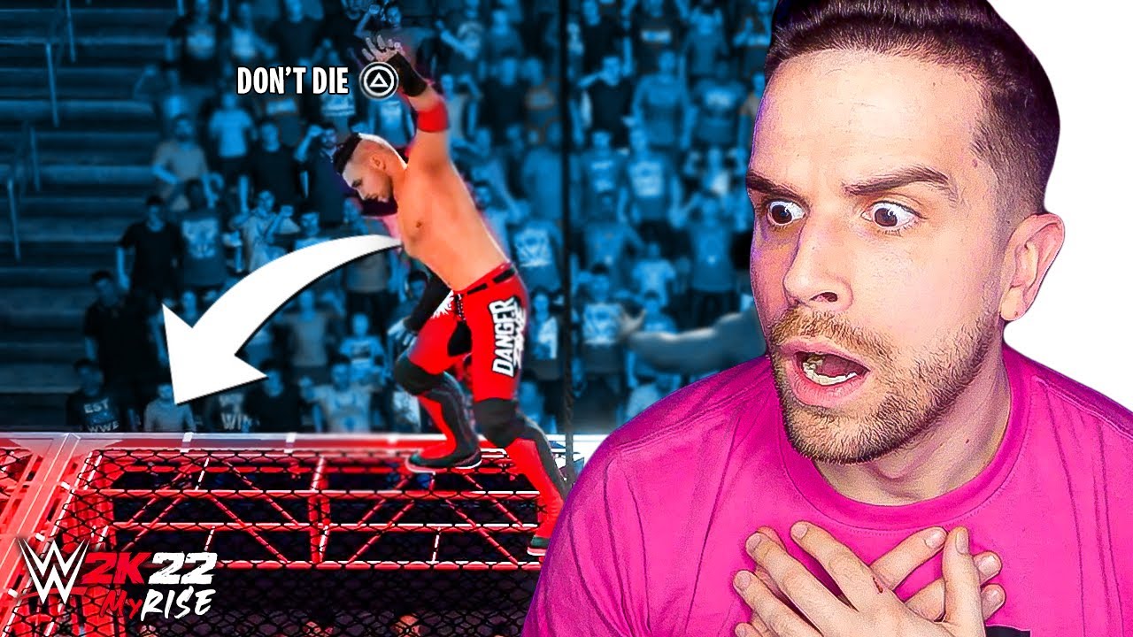 WWE 2K22 MyRise - I Almost Died in Hell in a Cell!