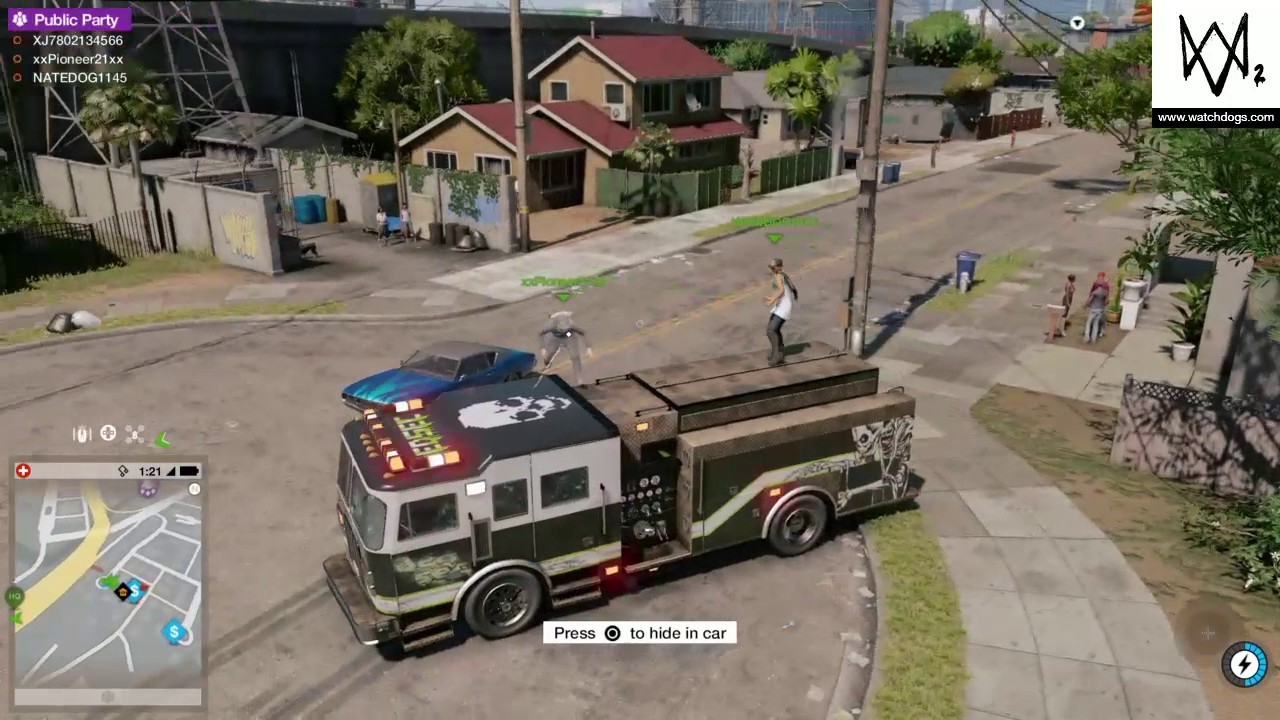 Watch dogs 2 - 4 player co-op