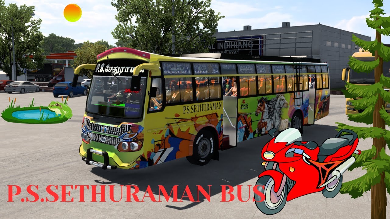 P.S SETHURAMAN BUS - TN PRIVATE BUS Euro Truck Simulator 2