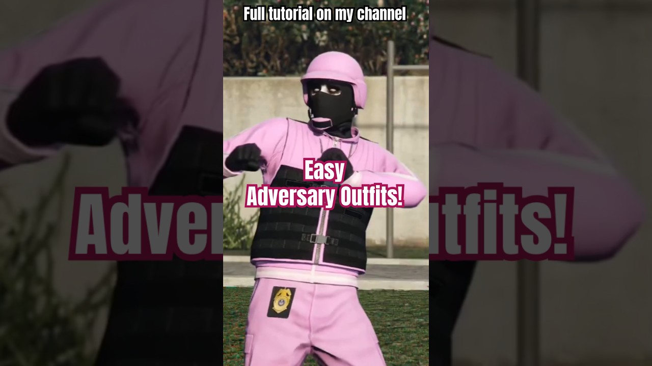 GTA5 Easy Male Adversary Outfits 💯 #shorts #gta5 #gta5online #adversary #gtaoutfits