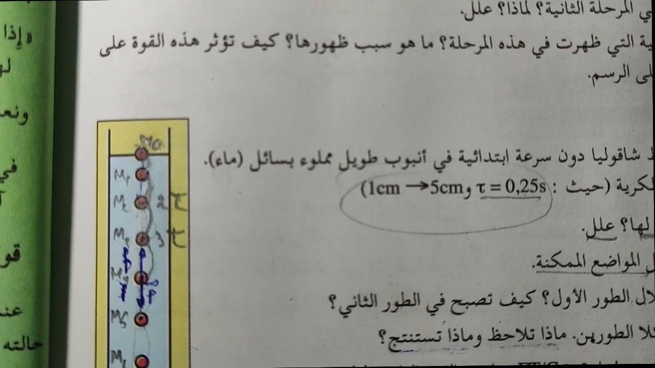 الاحتكاك صلب _سائل الاولى ثانوي علمي،🥰🥰🥰🔥🔥🧑‍🎓💯