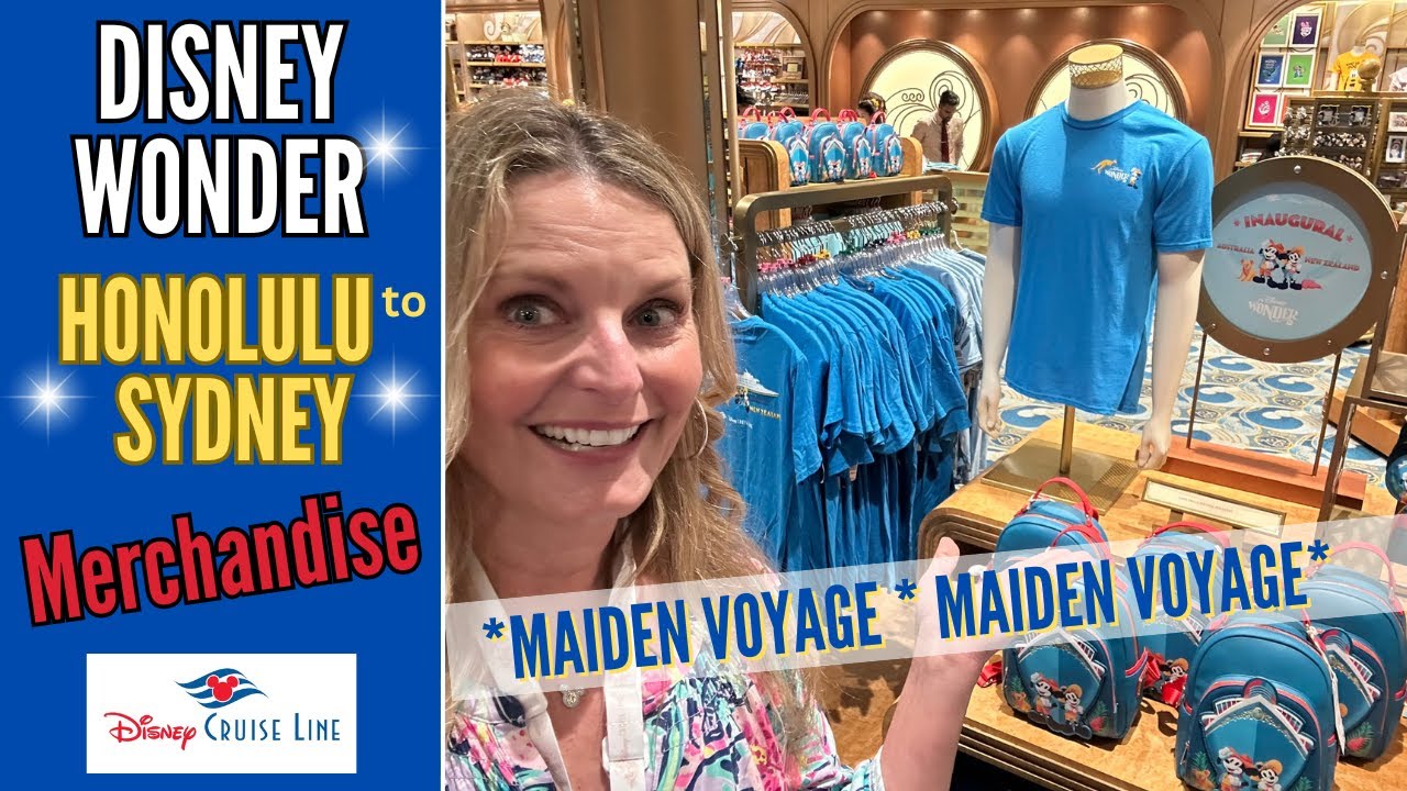 Merchandise Must-Haves on Disney Cruise Line Wonder - Maiden Voyage | Honolulu Sydney | Concierge