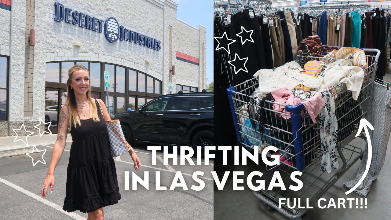 LET THRIFT ON VACATION | LAS VEGAS | DESERET INDUSTRIES | FULL CART